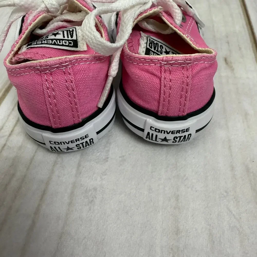 Converse All Star Pink Canvas Low Top‎ Sneakers Toddler Kids Size 4